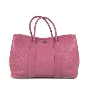 HERMES Garden Party TPM bag, handbag, tote Negonda, women's, Tosca, purple